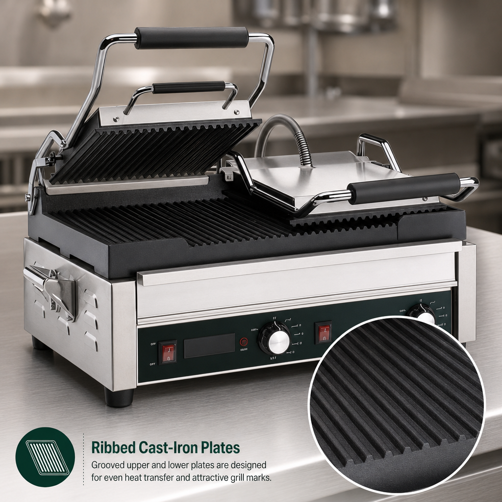 Ribbed Cast-Iron Plates