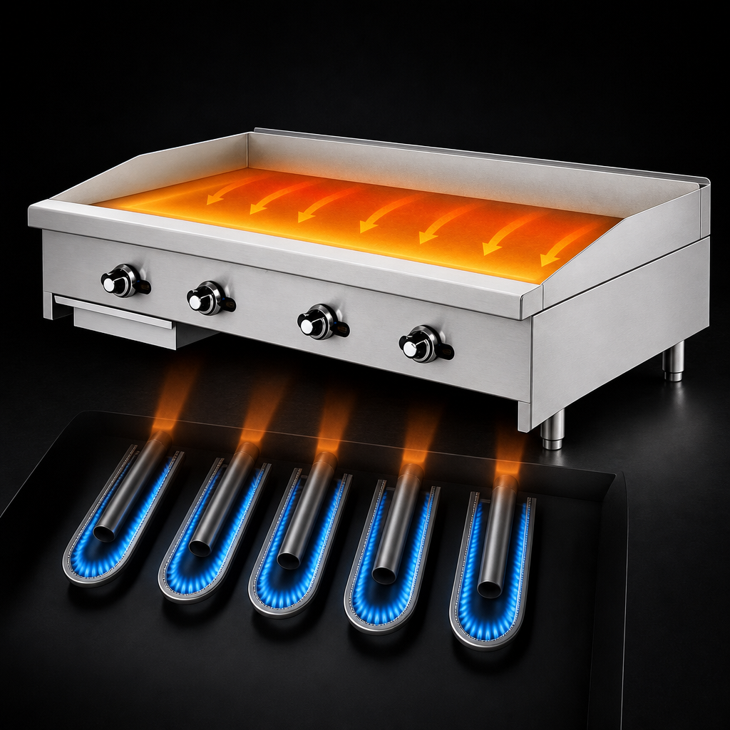 Four Burner Heat System