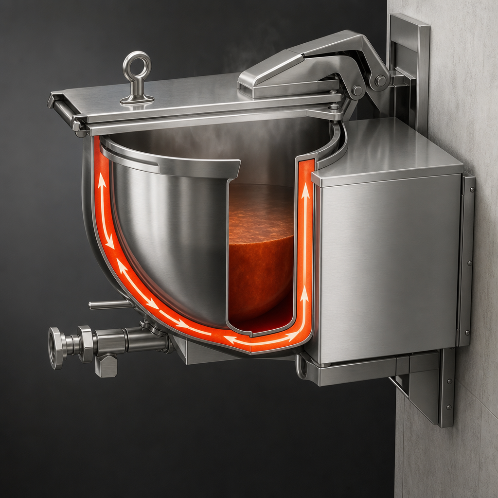 Full-Jacketed Direct Steam Heating