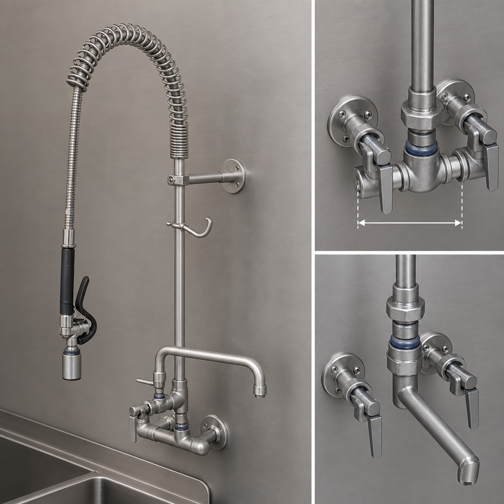 8-Inch Wall Mount Centers