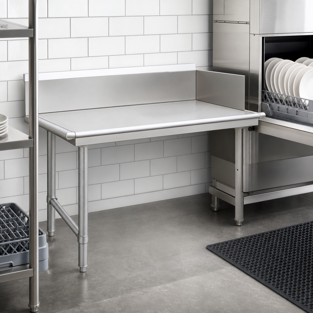 Clean Straight Dishtable Design