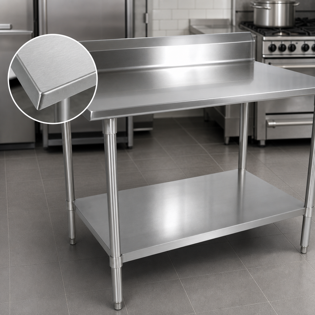 14-Gauge Stainless Steel Top