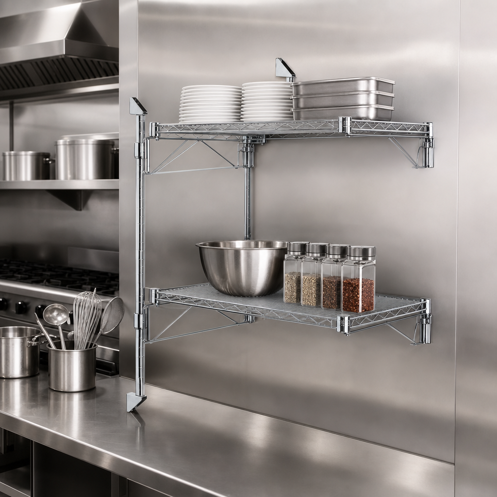 Cantilever Double-Shelf Design