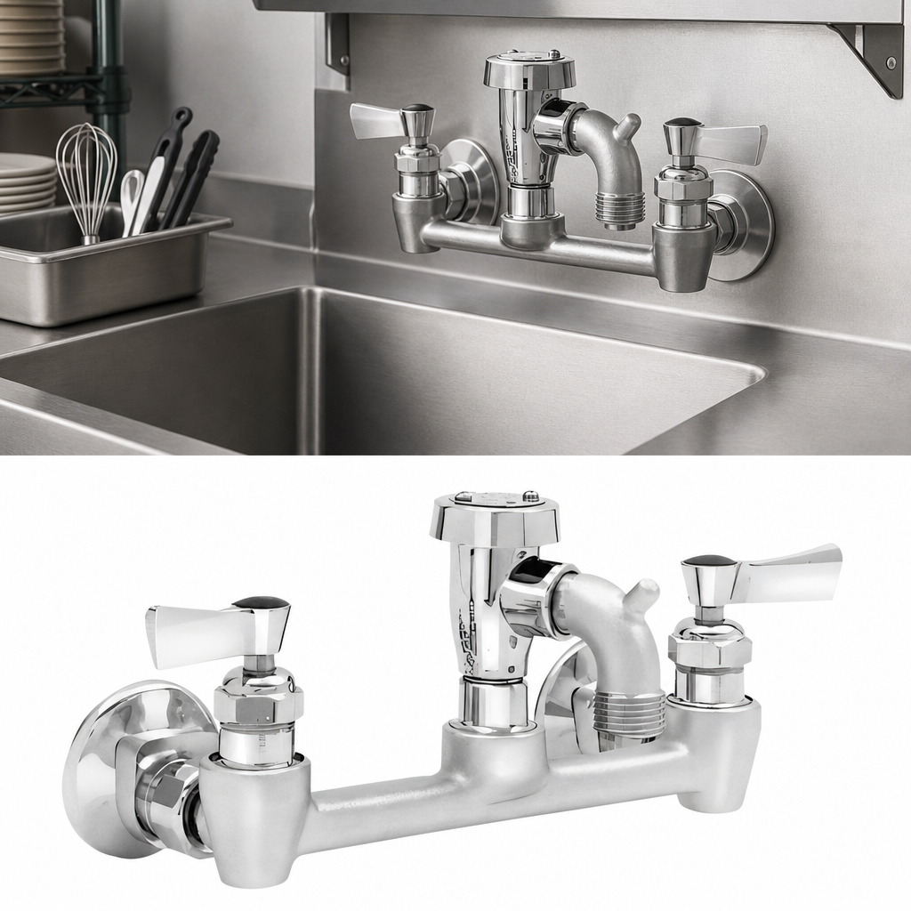 Wall-Mount Mixing Faucet
