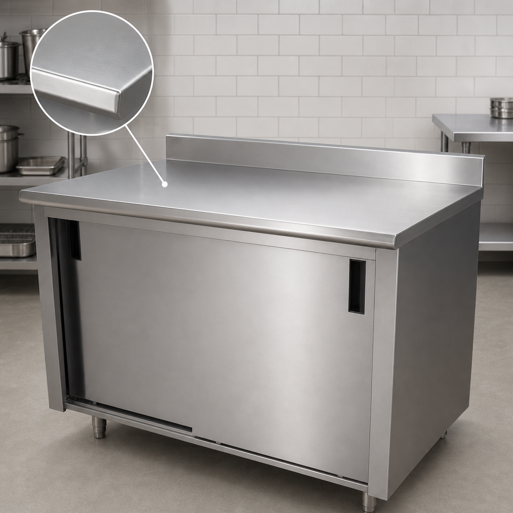 14-Gauge 304 Stainless Steel Top