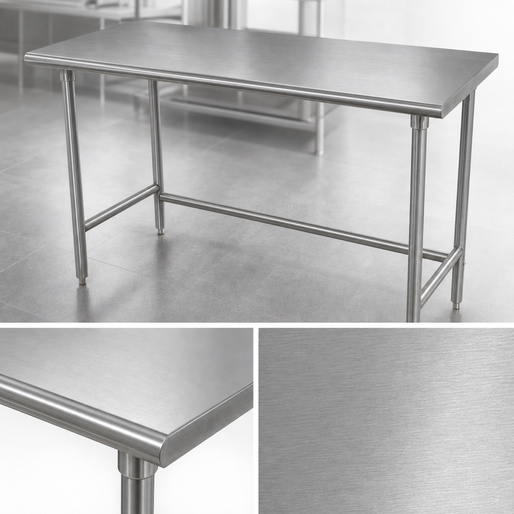 16-Gauge 430 Stainless Steel Top
