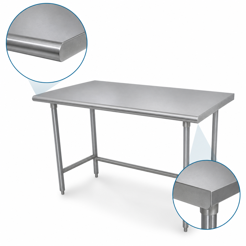 Sanitary Rolled Rim Edges