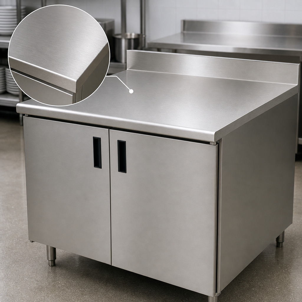 16 Gauge 304 Stainless Steel Top