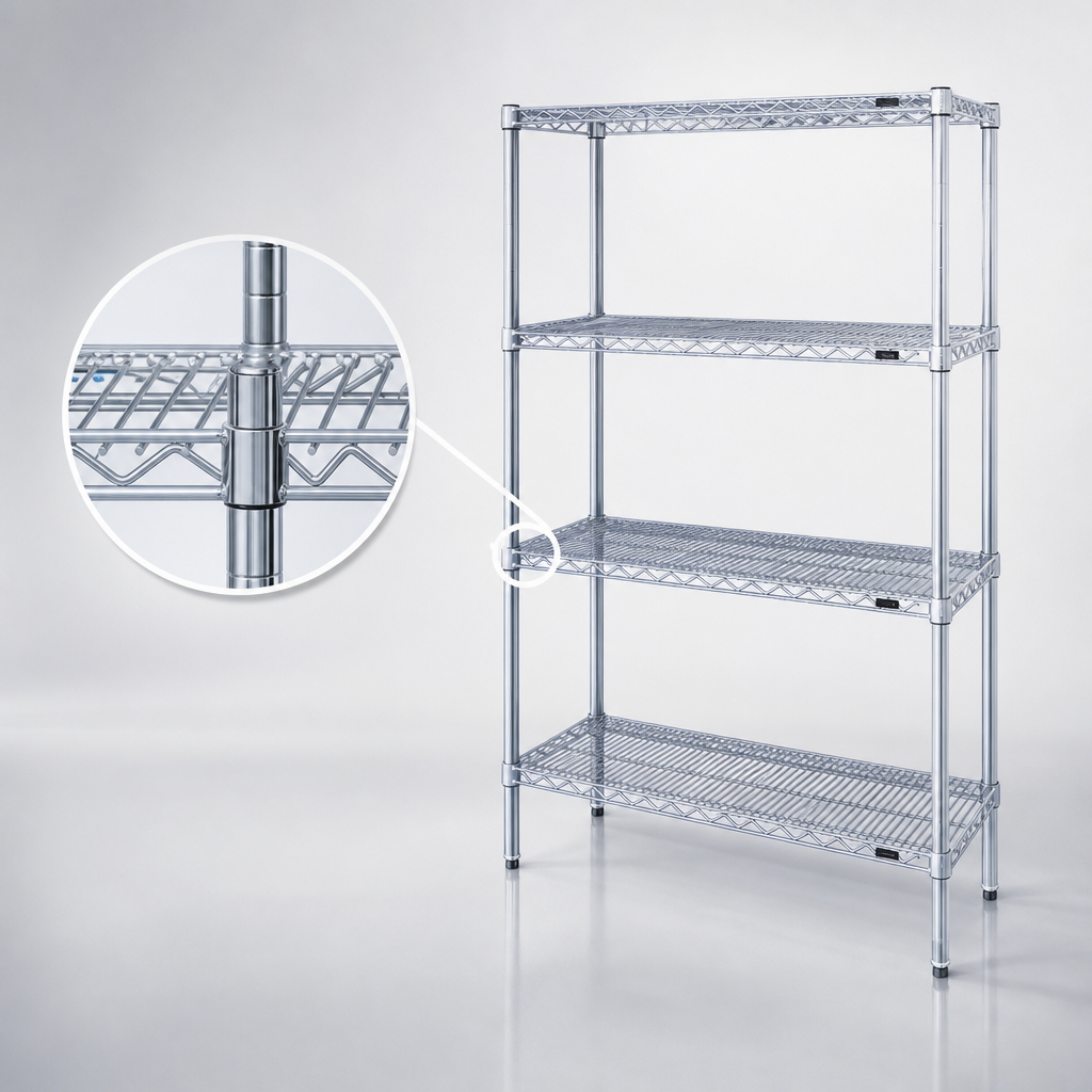 Patented QuadTruss® Shelf Design