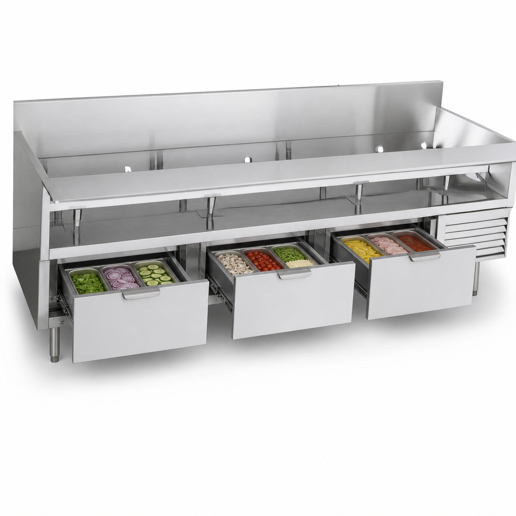 Three-Drawer Storage