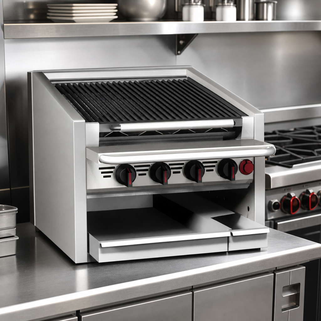 Countertop Gas Coal Charbroiler