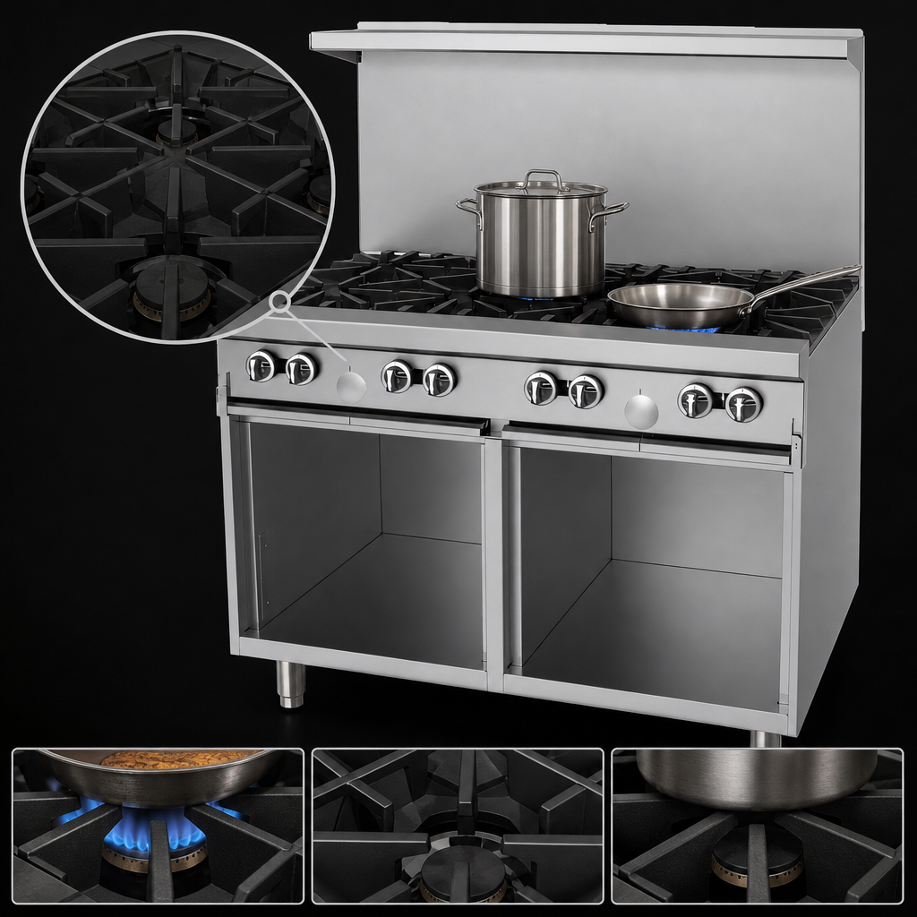 Cast-Iron Top and Ring Grates