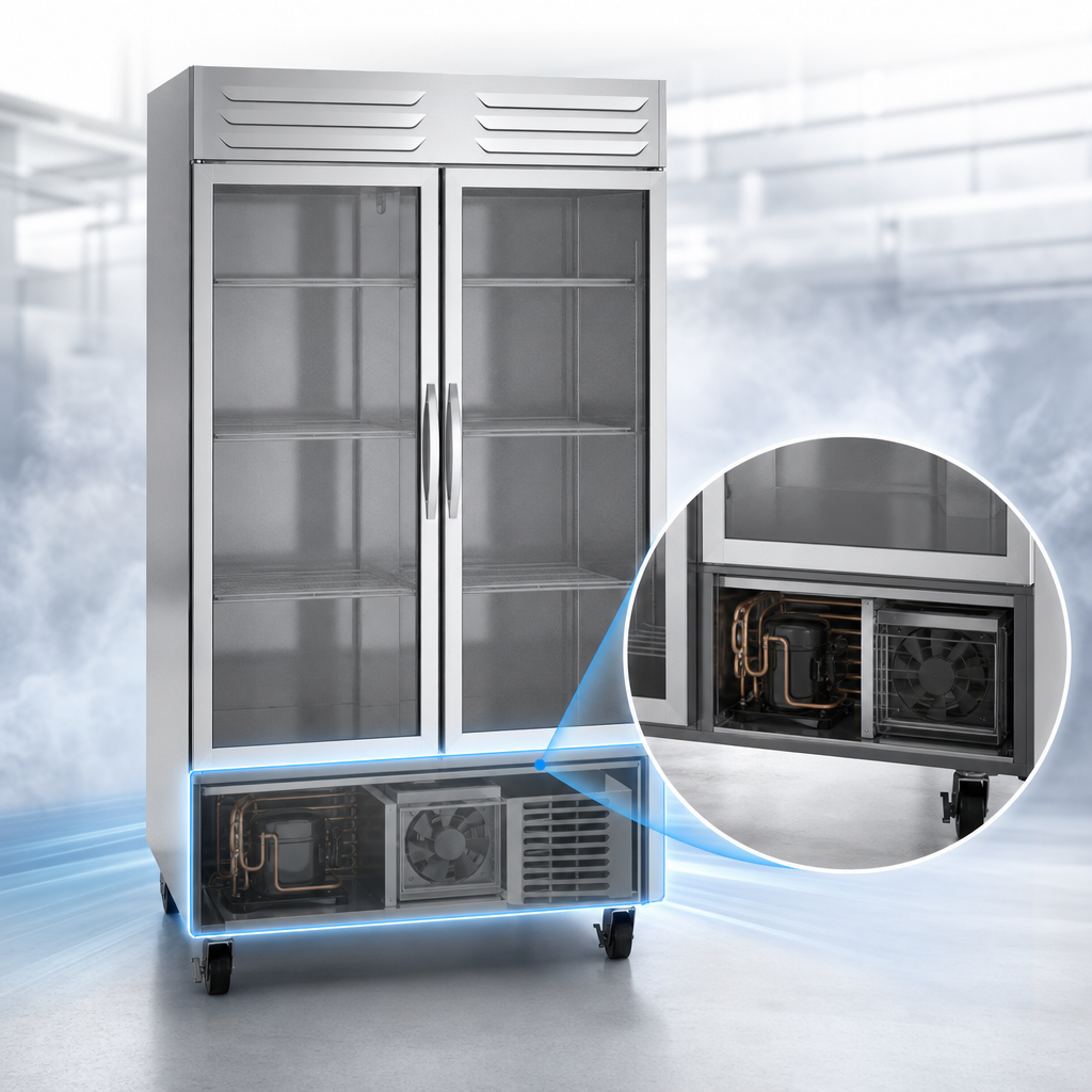 Bottom-Mounted Self-Contained Refrigeration