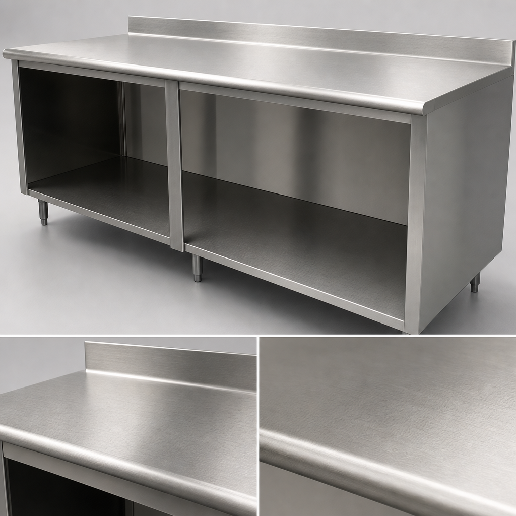 16 Gauge 304 Stainless Steel Top