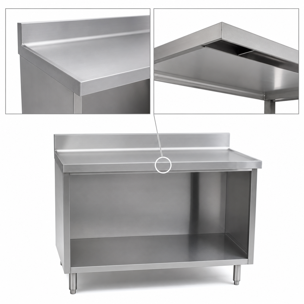 14-Gauge 304 Stainless Steel Top
