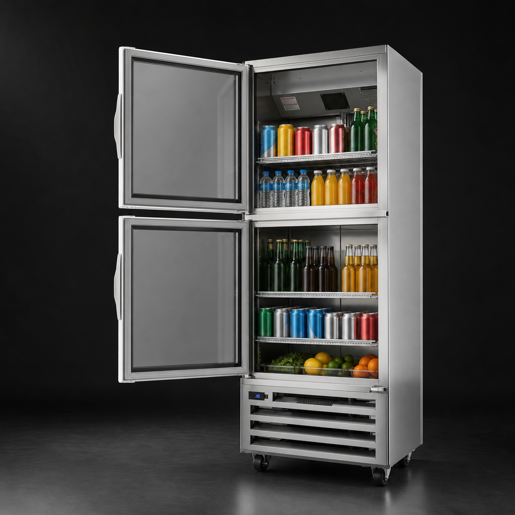 Half Glass Hinged Doors