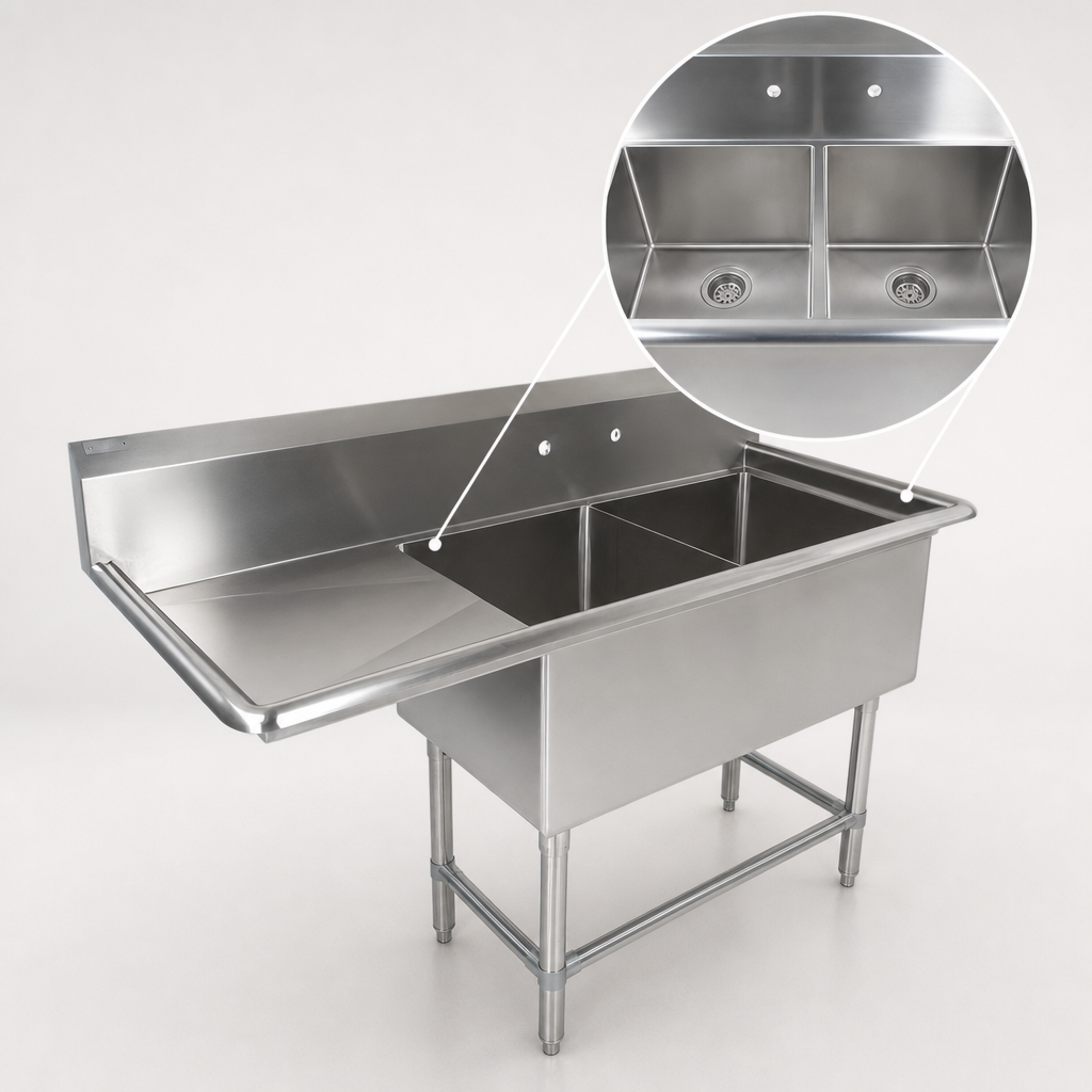 Two-Compartment Sink Design
