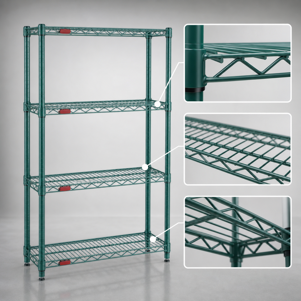 Patented QuadTruss Shelves