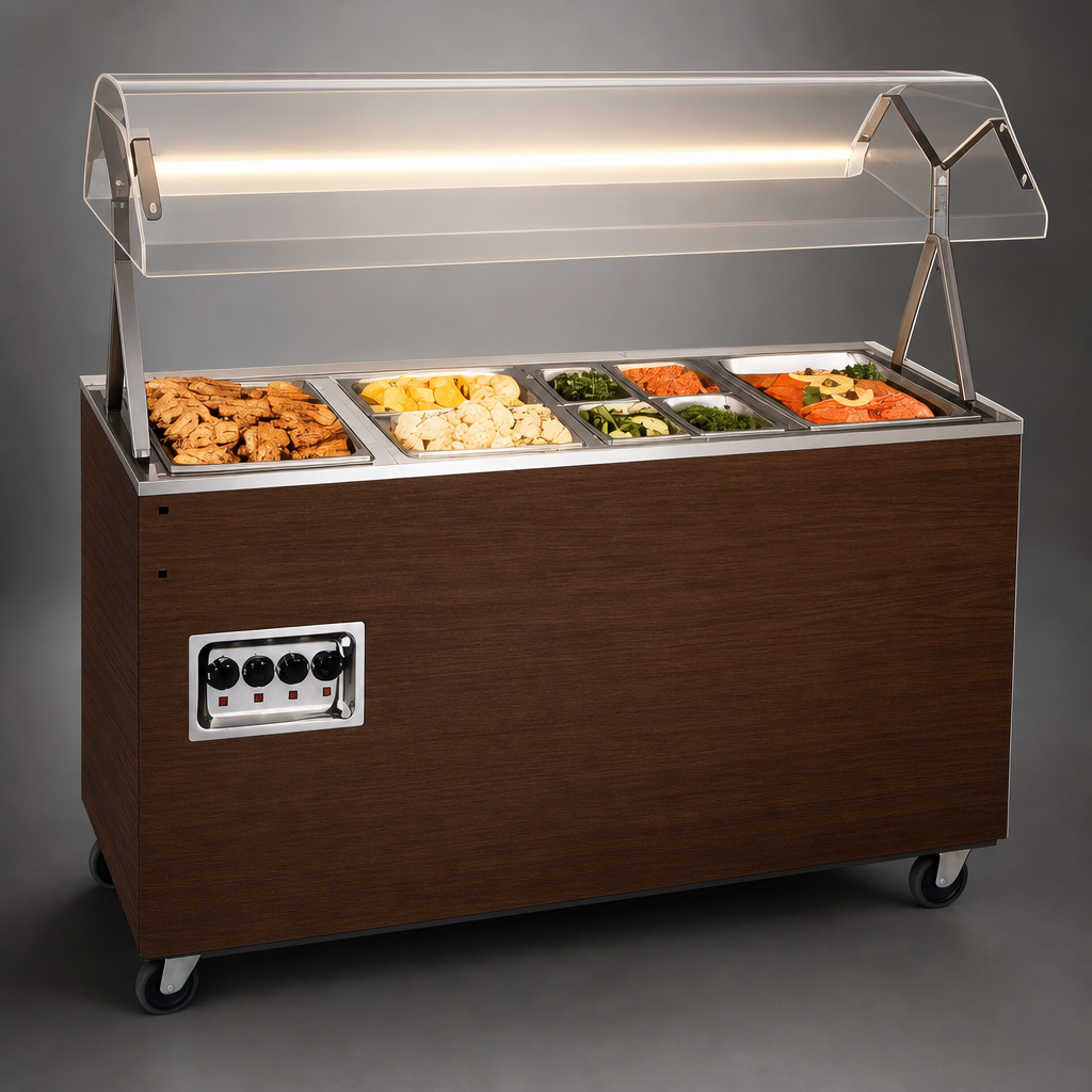 Illuminated Buffet Breath Guard