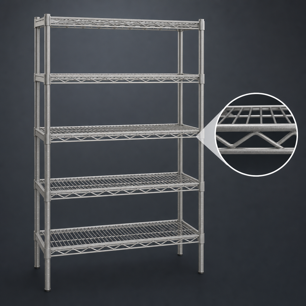 Patented QuadTruss Shelves