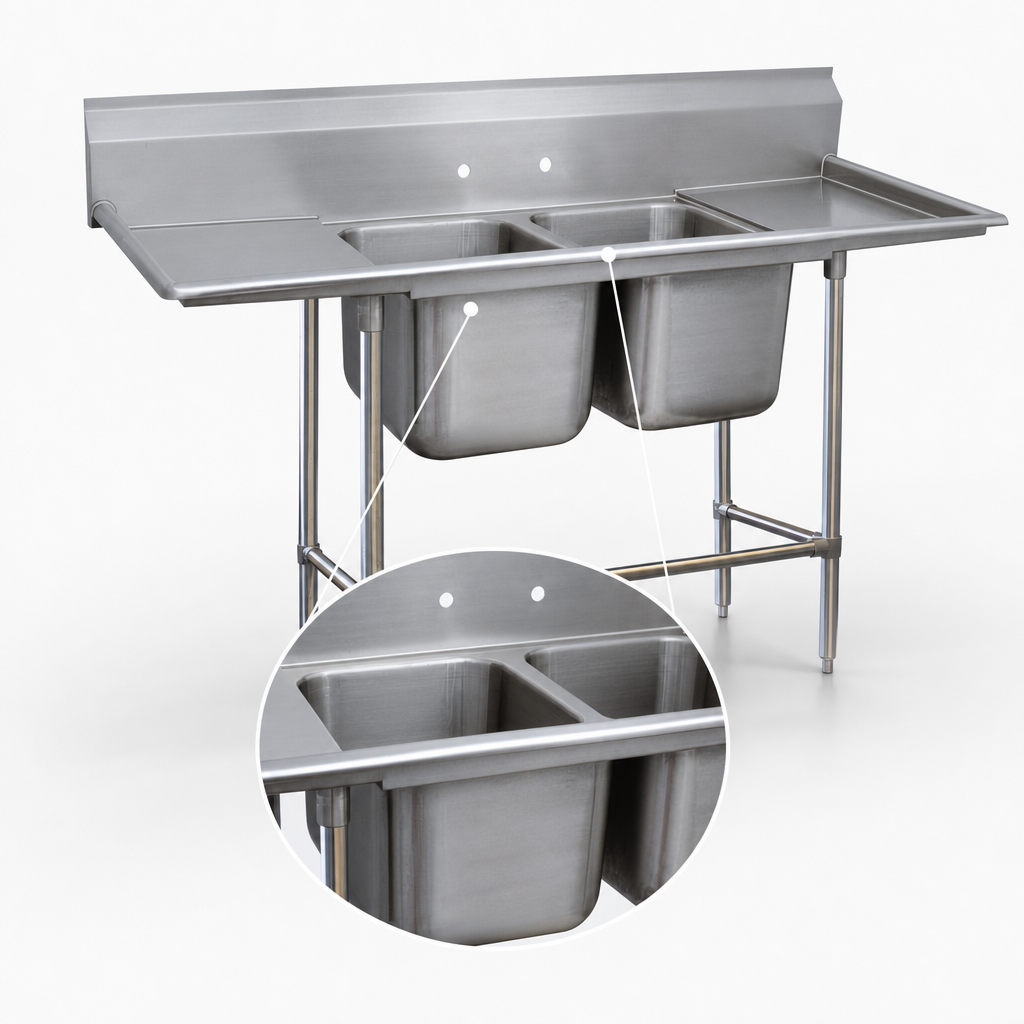 Two Sink Compartments