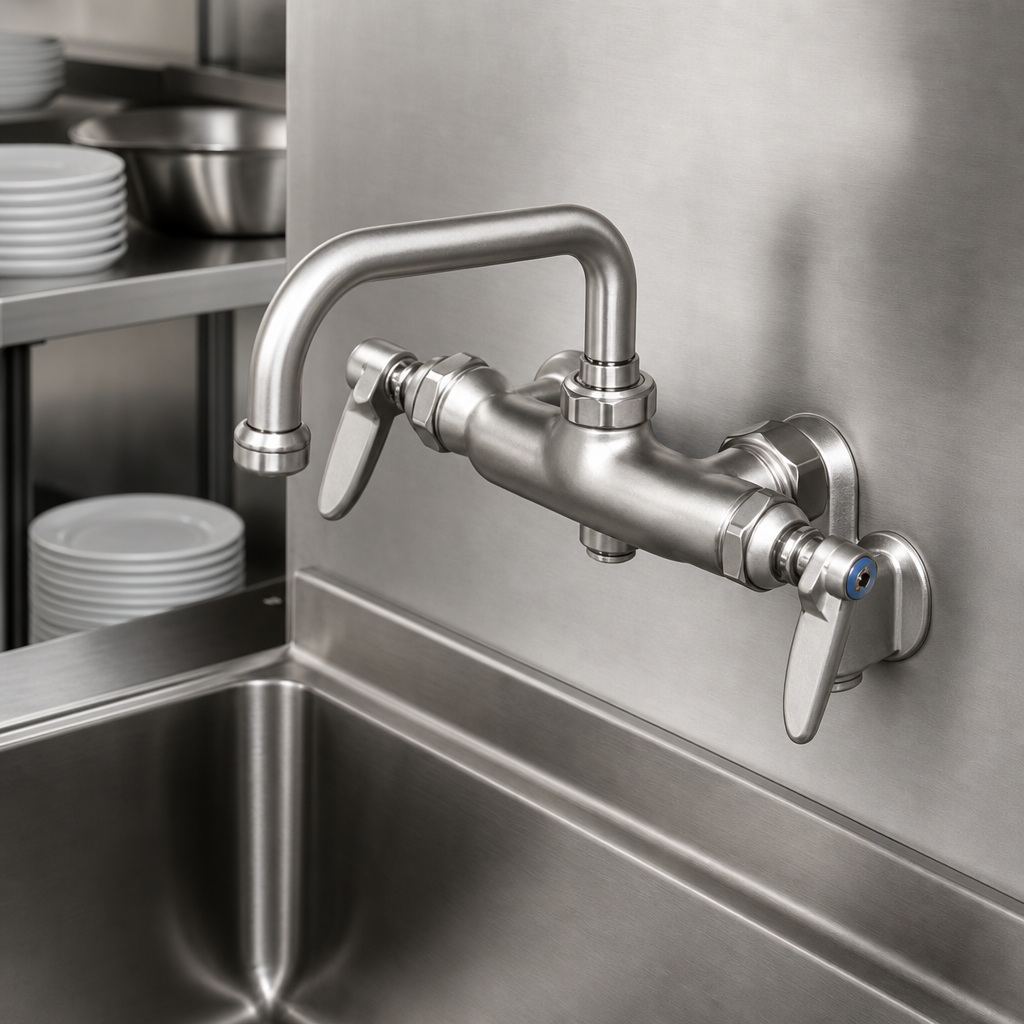 Wall-Mount Mixing Faucet