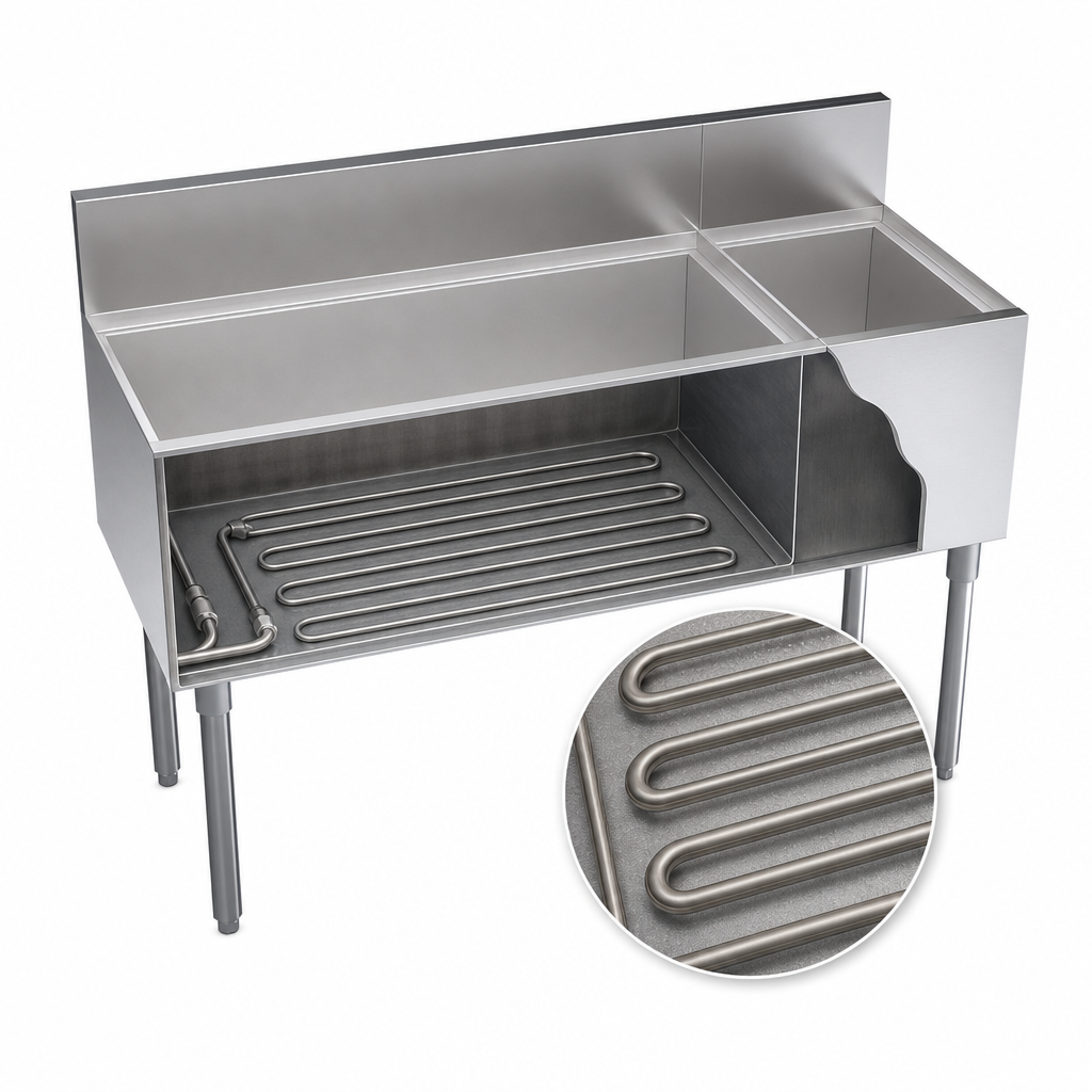Built-In 10-Circuit Cold Plate