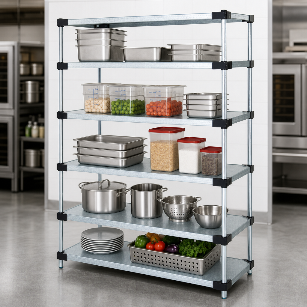 Five Solid Shelves