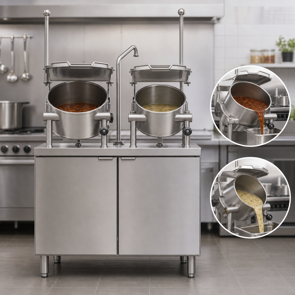 Dual Tilting Kettles