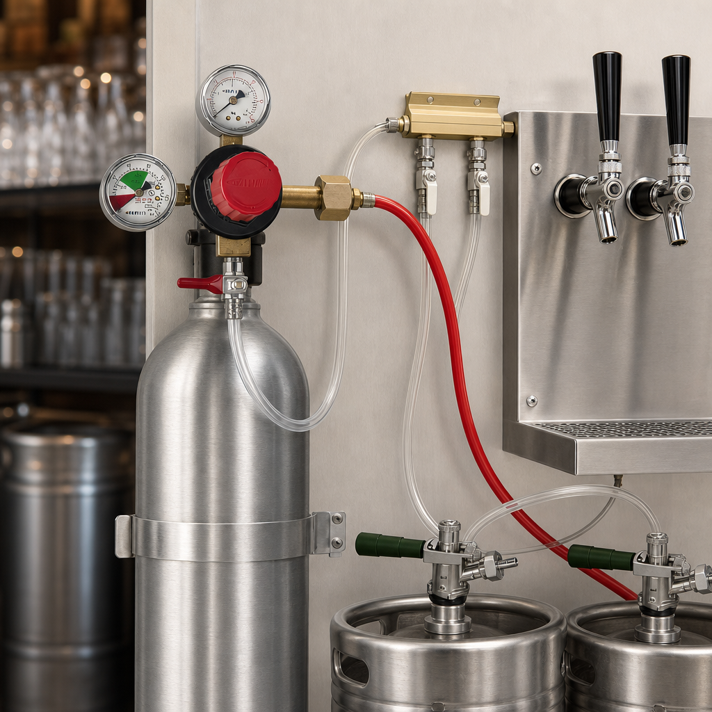 CO2 Tank Mount Primary Regulator