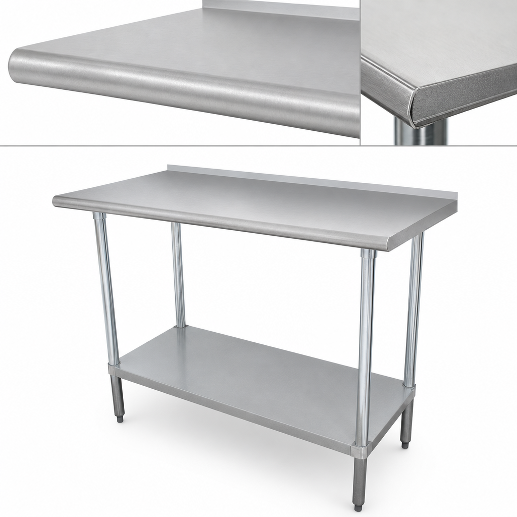 16-Gauge 304 Stainless Steel Top