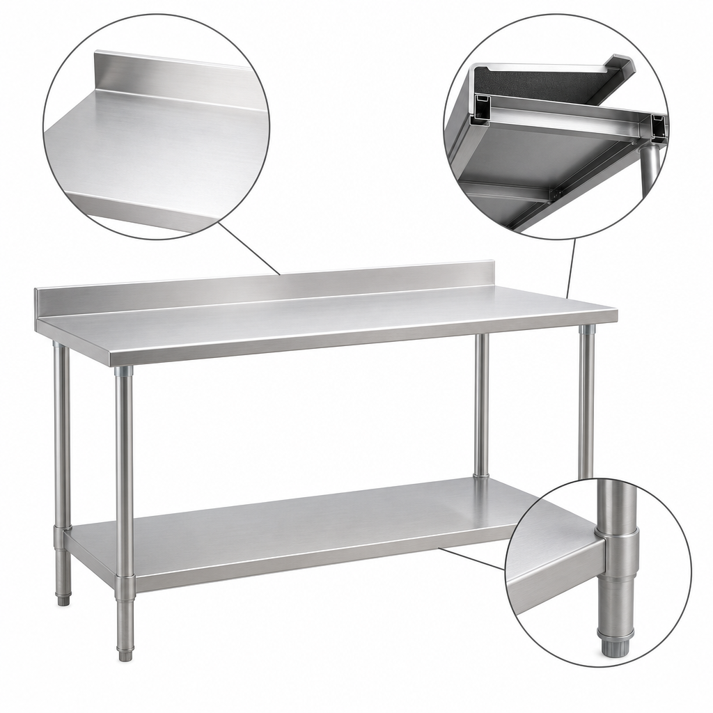 14-Gauge 300-Series Stainless Steel Top