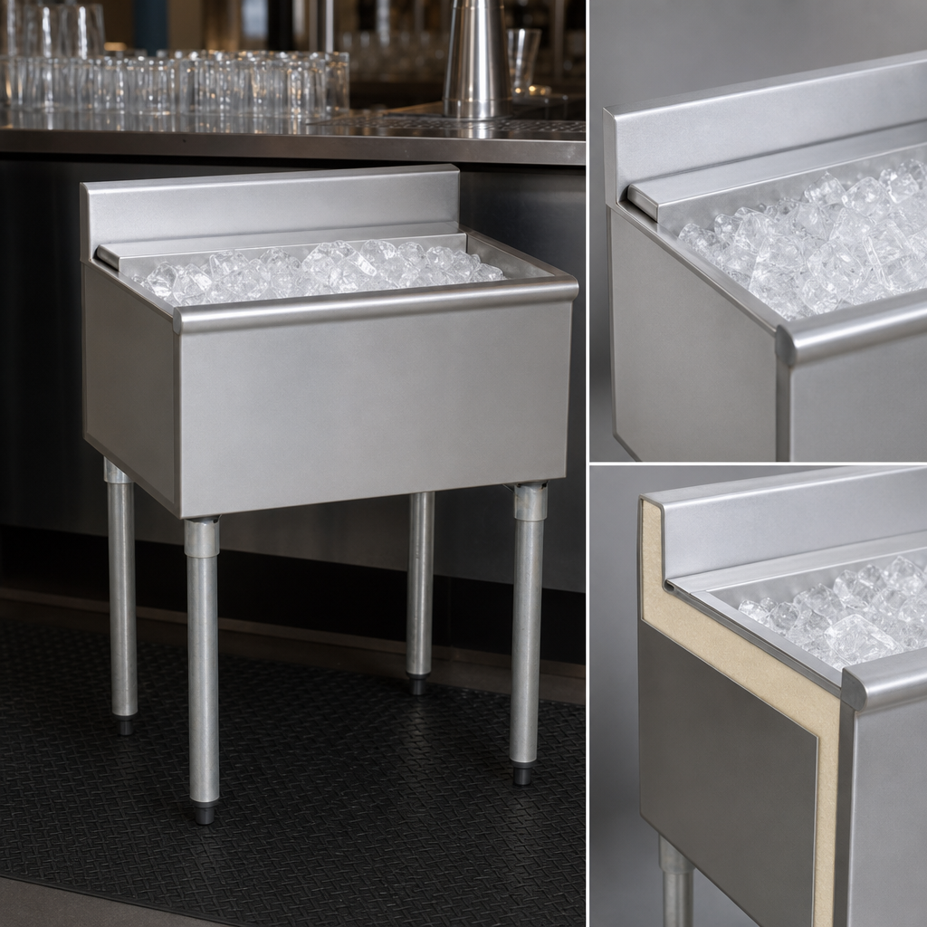 Insulated Fabricated Ice Bin