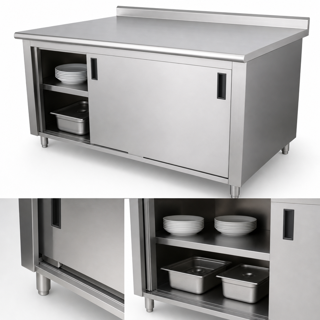 Sliding Door Cabinet Base