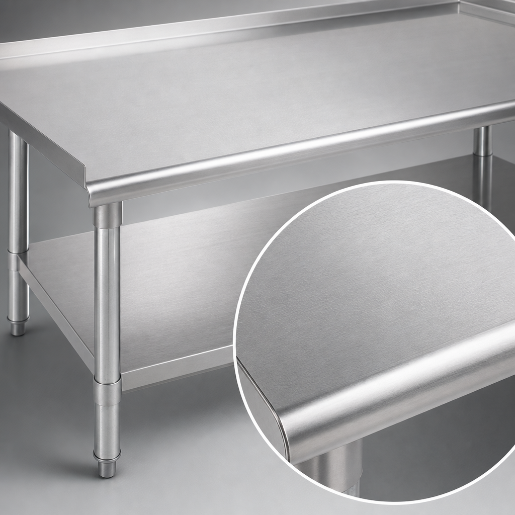 16-Gauge Stainless Steel Top