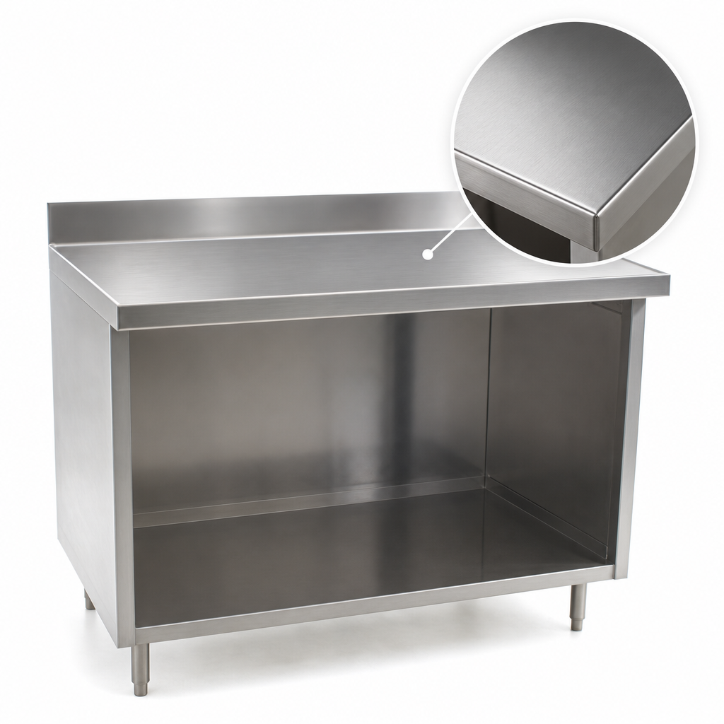 14-Gauge 304 Stainless Steel Top