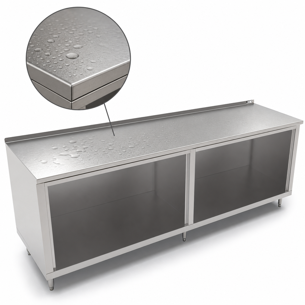16-Gauge 300-Series Stainless Steel Top