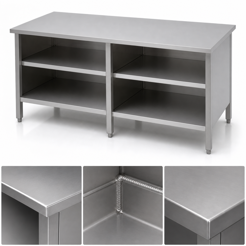 16-Gauge Stainless Steel Top
