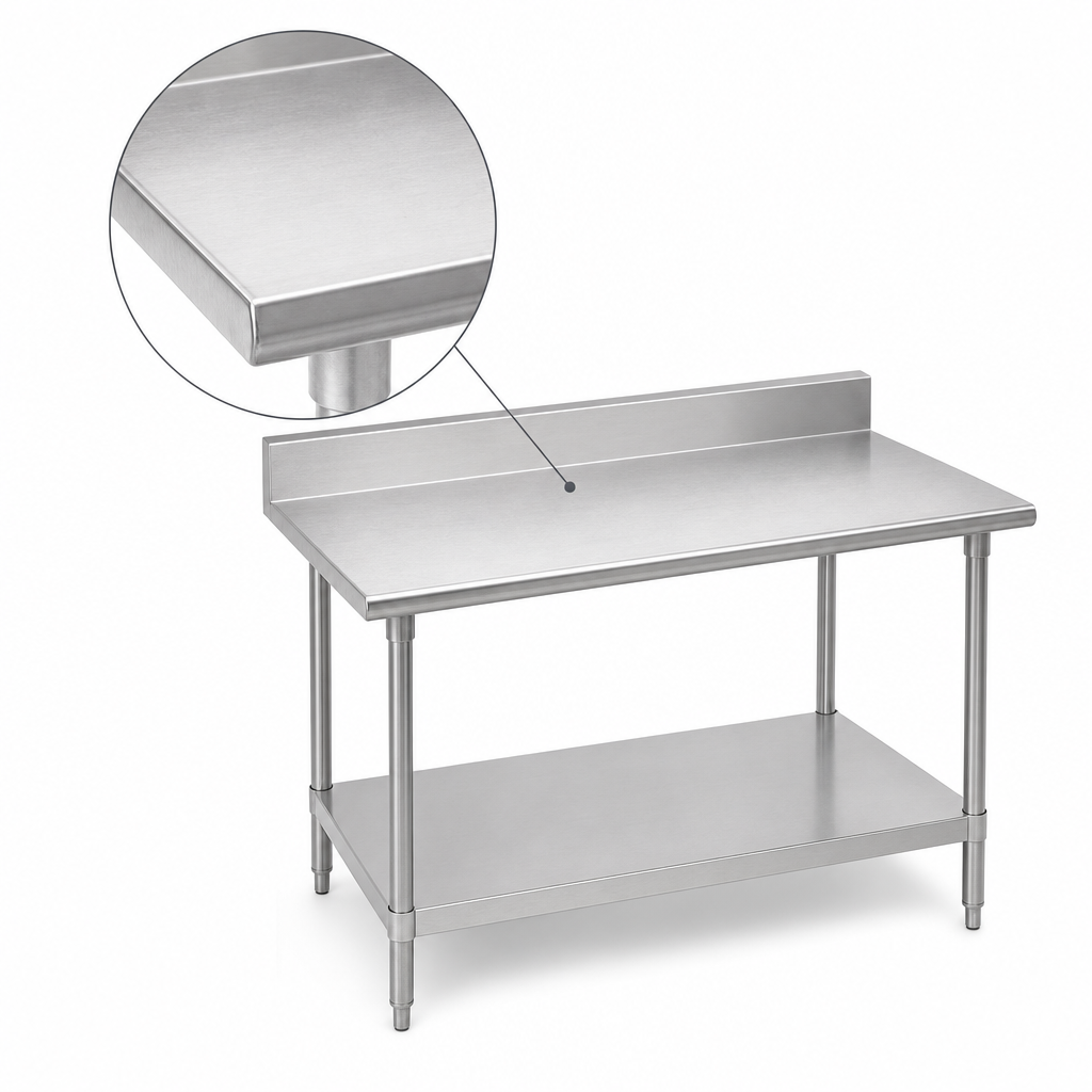 16-Gauge 430 Stainless Steel Top