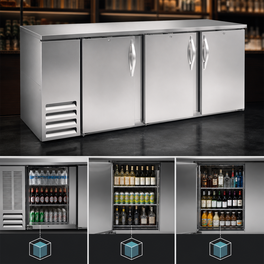 Three-Section Storage