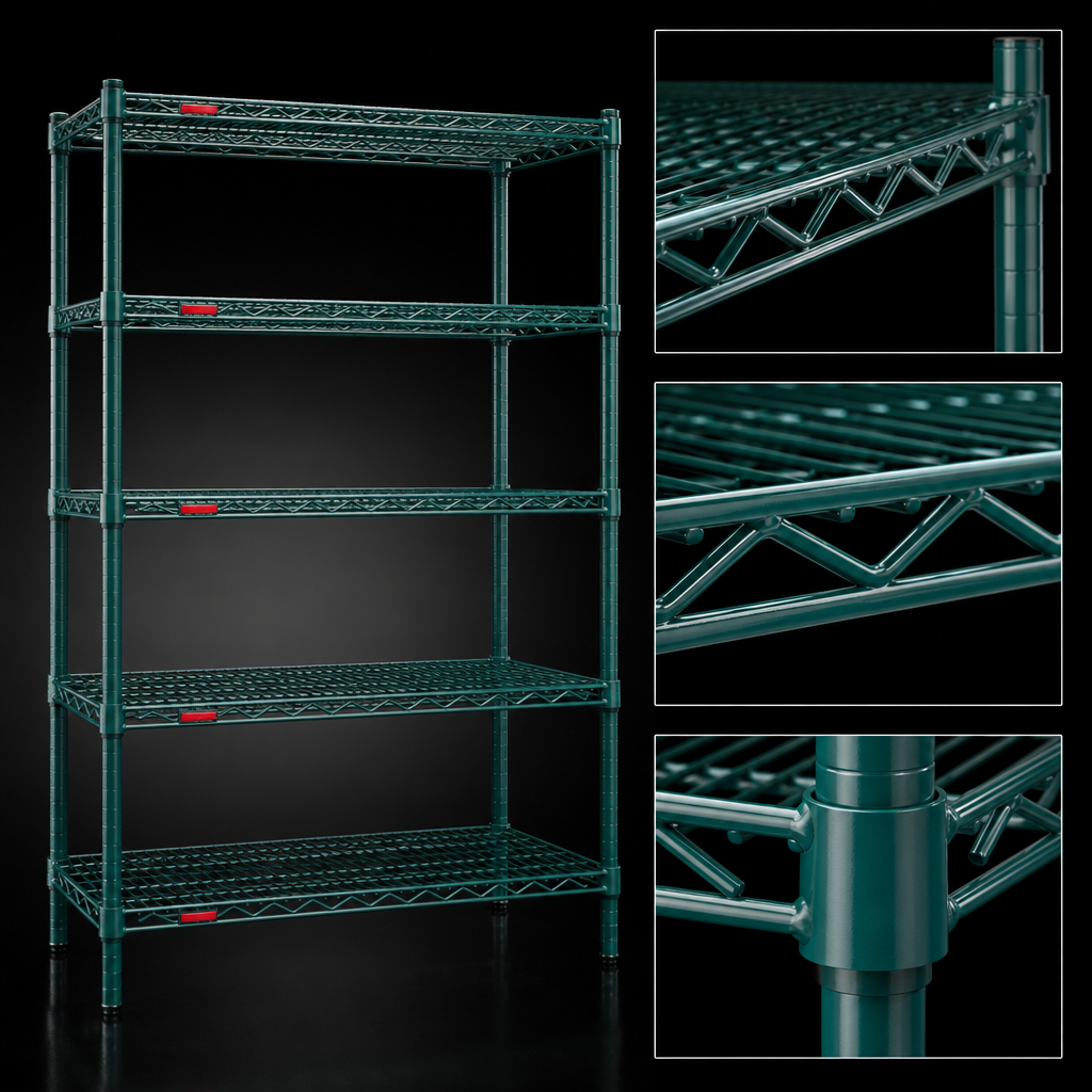 Patented QuadTruss Shelves