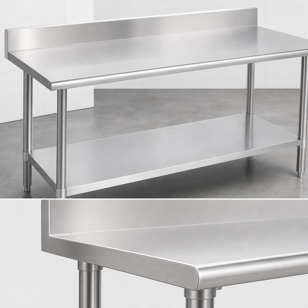 16-Gauge 300 Series Stainless Steel Top