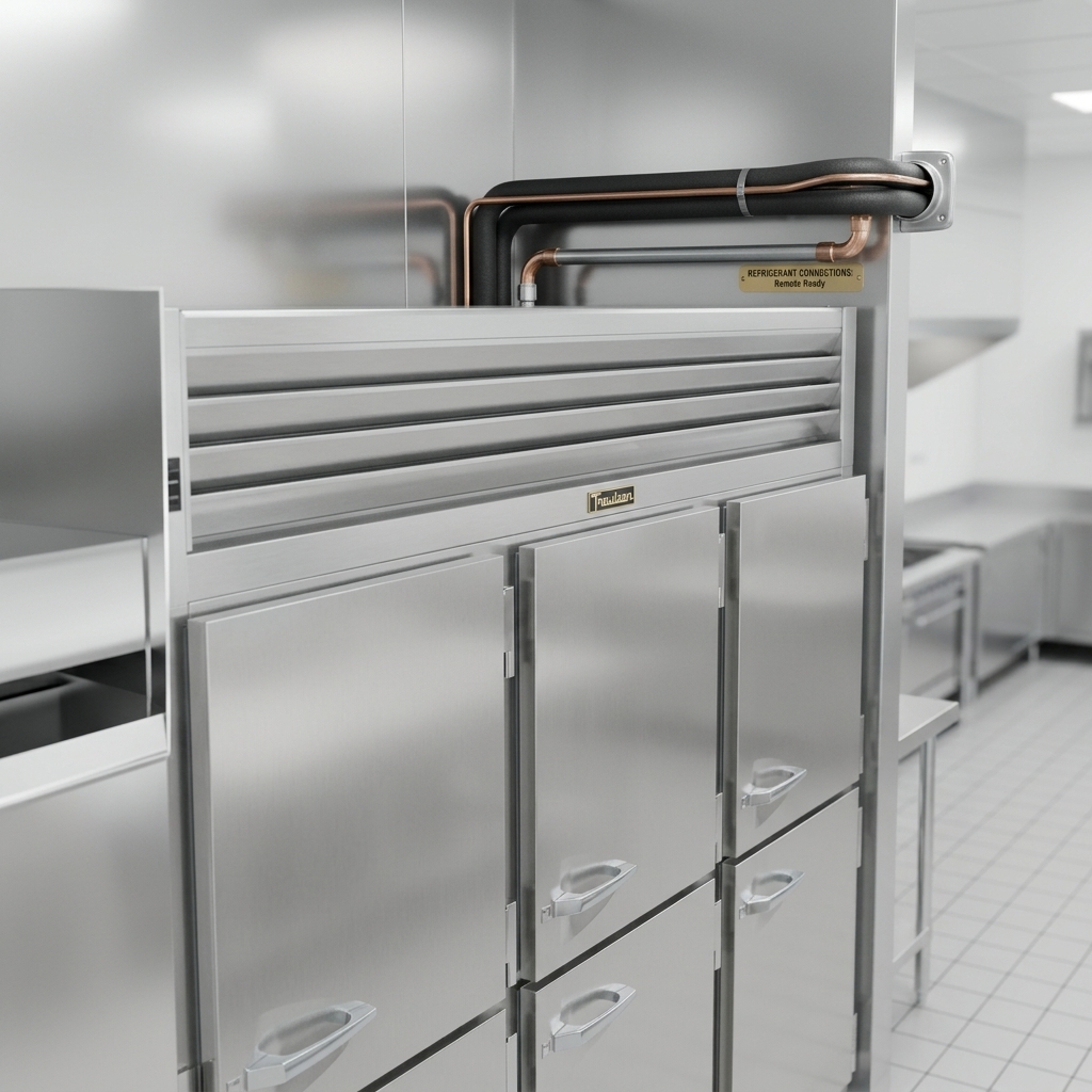 See how the remote refrigeration system of this Traulsen Spec-Line freezer keeps your kitchen quieter and cooler.