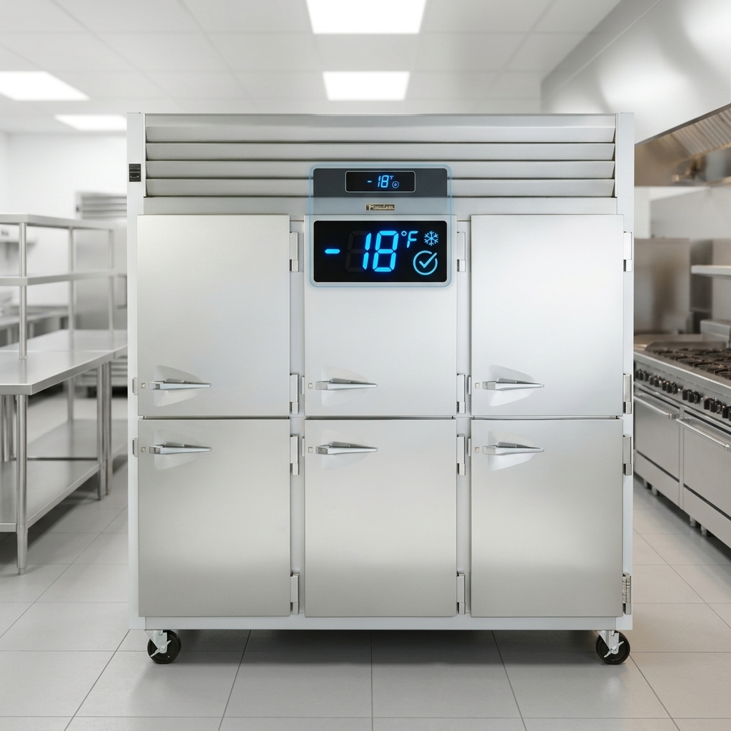 Effortlessly monitor and control your freezer's performance with the intuitive and clear Smart Control™ LED display.