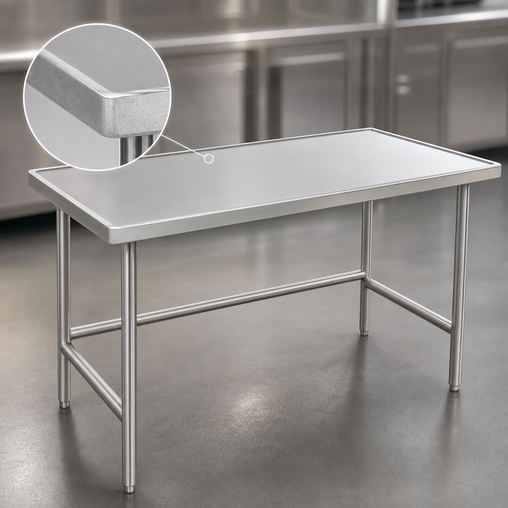 14 Gauge Stainless Steel Top