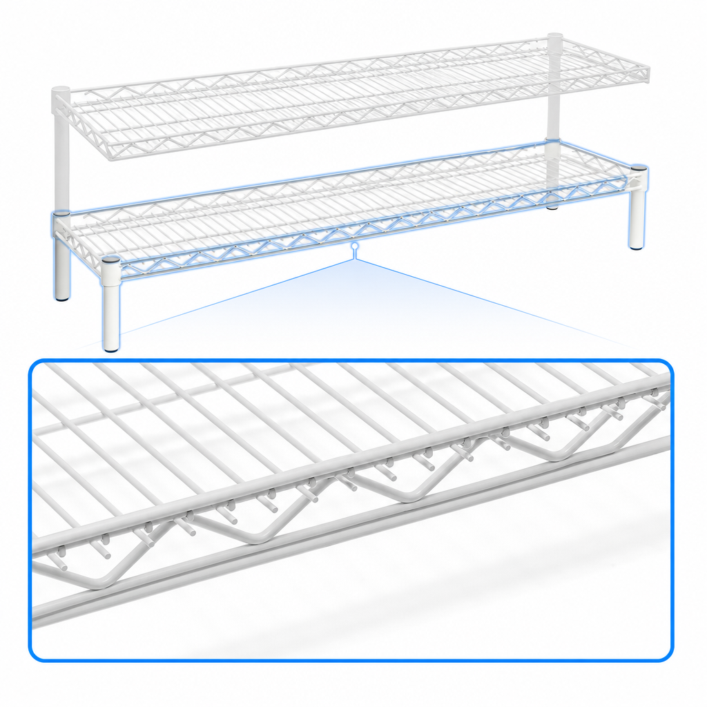Patented QuadTruss Bottom Shelf