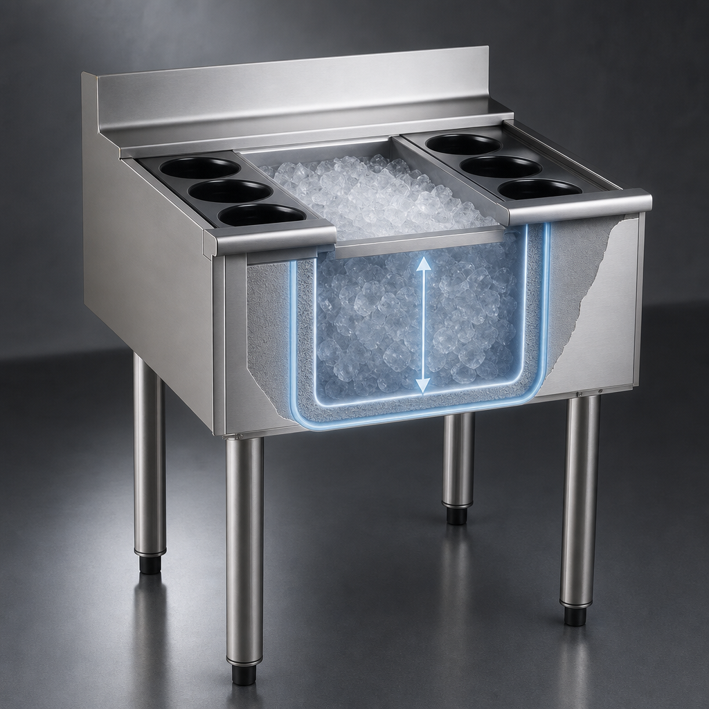 12-Inch Deep Insulated Ice Bin