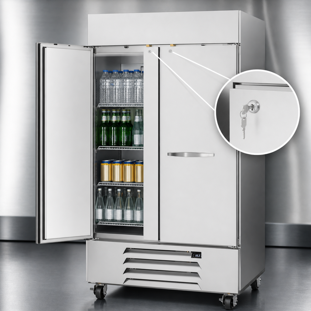 Solid Lockable Hinged Doors