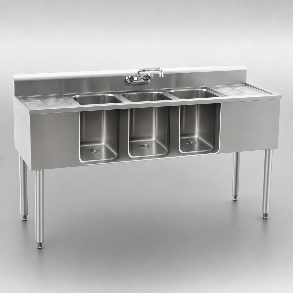 Three Compartment Sink Design