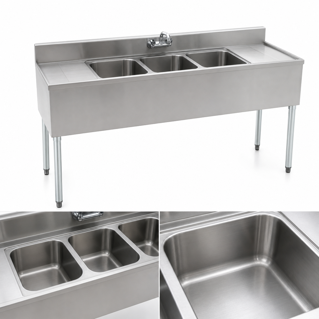 Deep-Drawn Sink Bowls